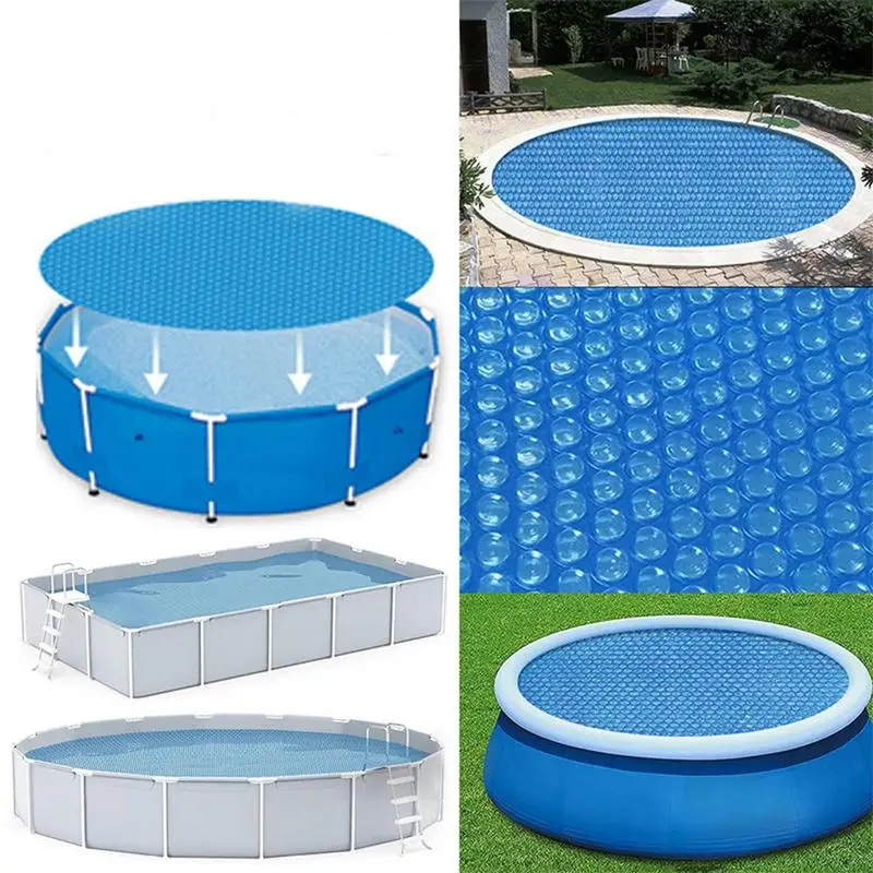 

Pool Cover Tarpaulin Solar Swimming Pool Protection Cover Heat Insulation Film For Indoor Outdoor Pool Accessories