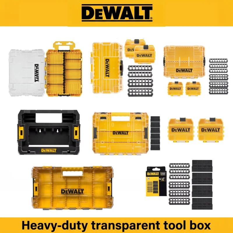 

DEWALT TSTAK Tough Storage Case Screwdriver Bit Parts Multifunctional Storage Box DT70803 DWAN2190 N542474 DT70839 DT70716