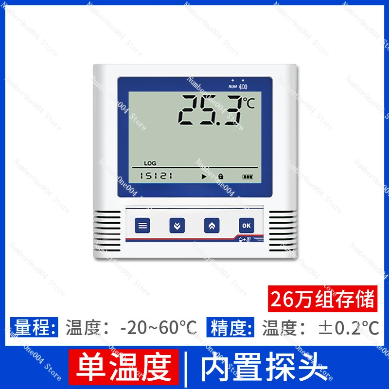 Applicable to Industrial Pharmacy Greenhouse Sensor Remote Control Temperature and Humidity Meter