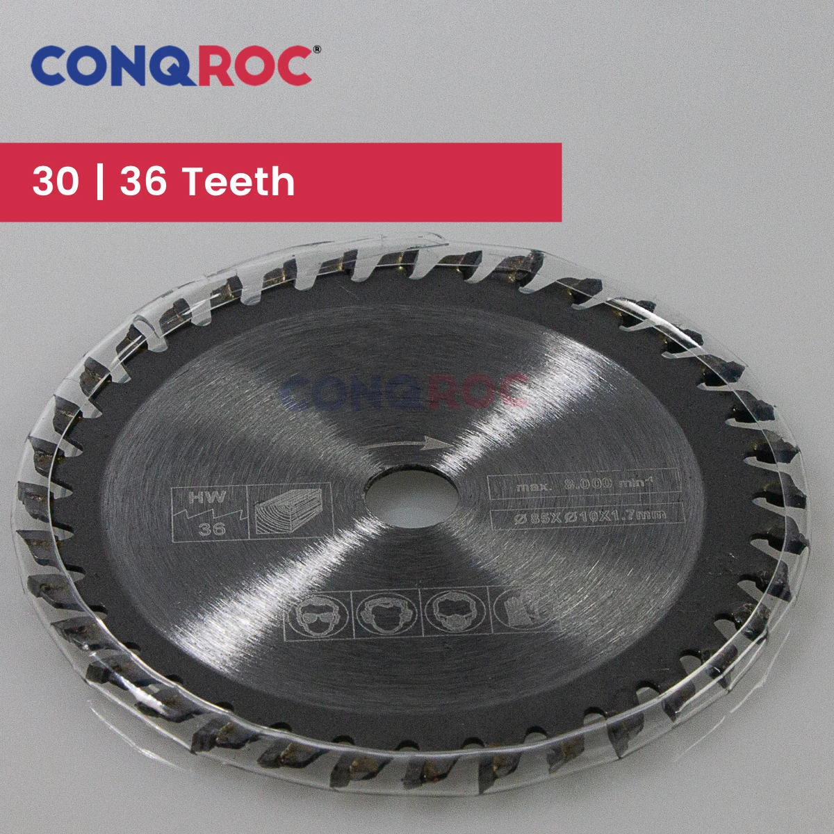 Hoja de sierra Circular TCT de 85x10mm, Thickness-1.7mm de 30 dientes, disco de corte de carpintería de 36 dientes