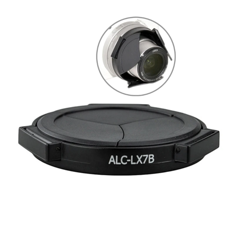 Lens Caps Self-Retaining Automatic Lens Protector Cover ALC LX7 for DMC-LX7 Camera Keep Lens Clean and Resist Scratch