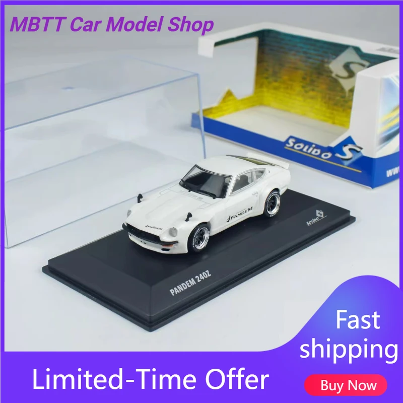 

Коллекционная модель автомобиля Solido 1:43 Datsun 240Z “Rocket Rabbit” 1973 года, литая под давлением