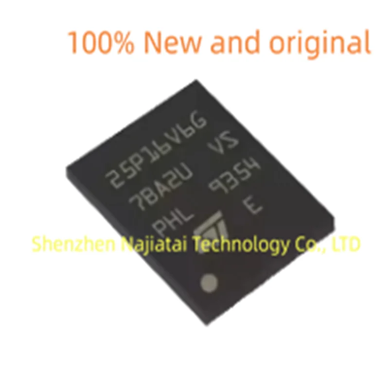 

5PCS/LOT 100% New Original M25P16-VME6TG 25P16 QFN8 IC Chip