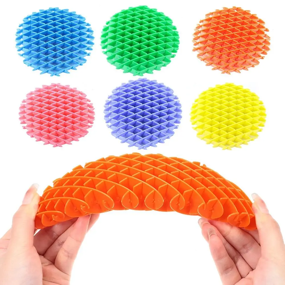 Sensory Stress Anxiety Relief Worm Big Fidget Toy Great Gift for ADHD Retractable 3D Printed Elastic Mesh Decompression Toy