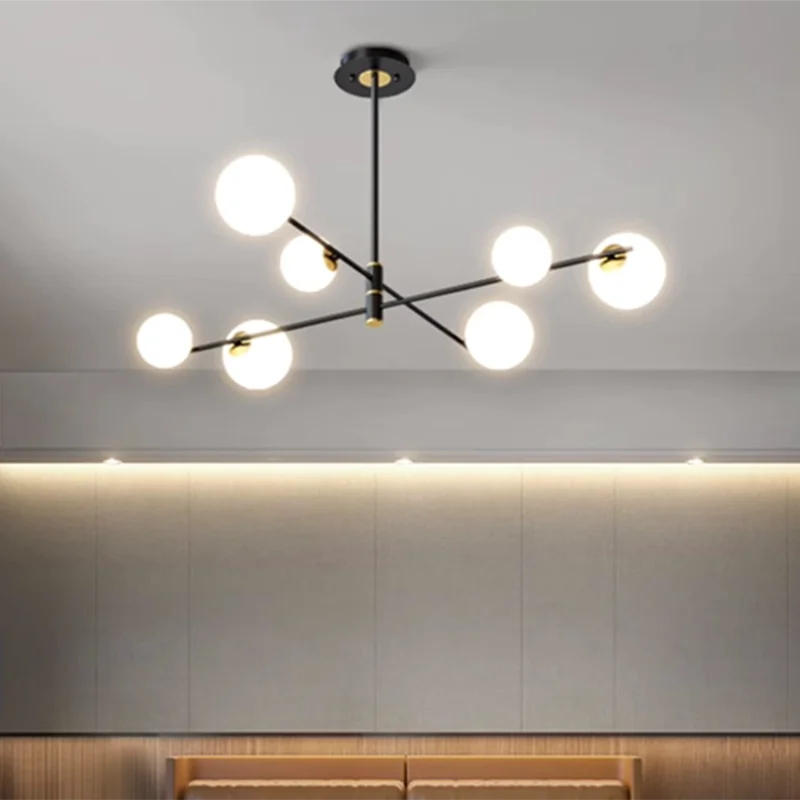 Modern Chandelier Pendant Lamp for Bedroom - close-up view