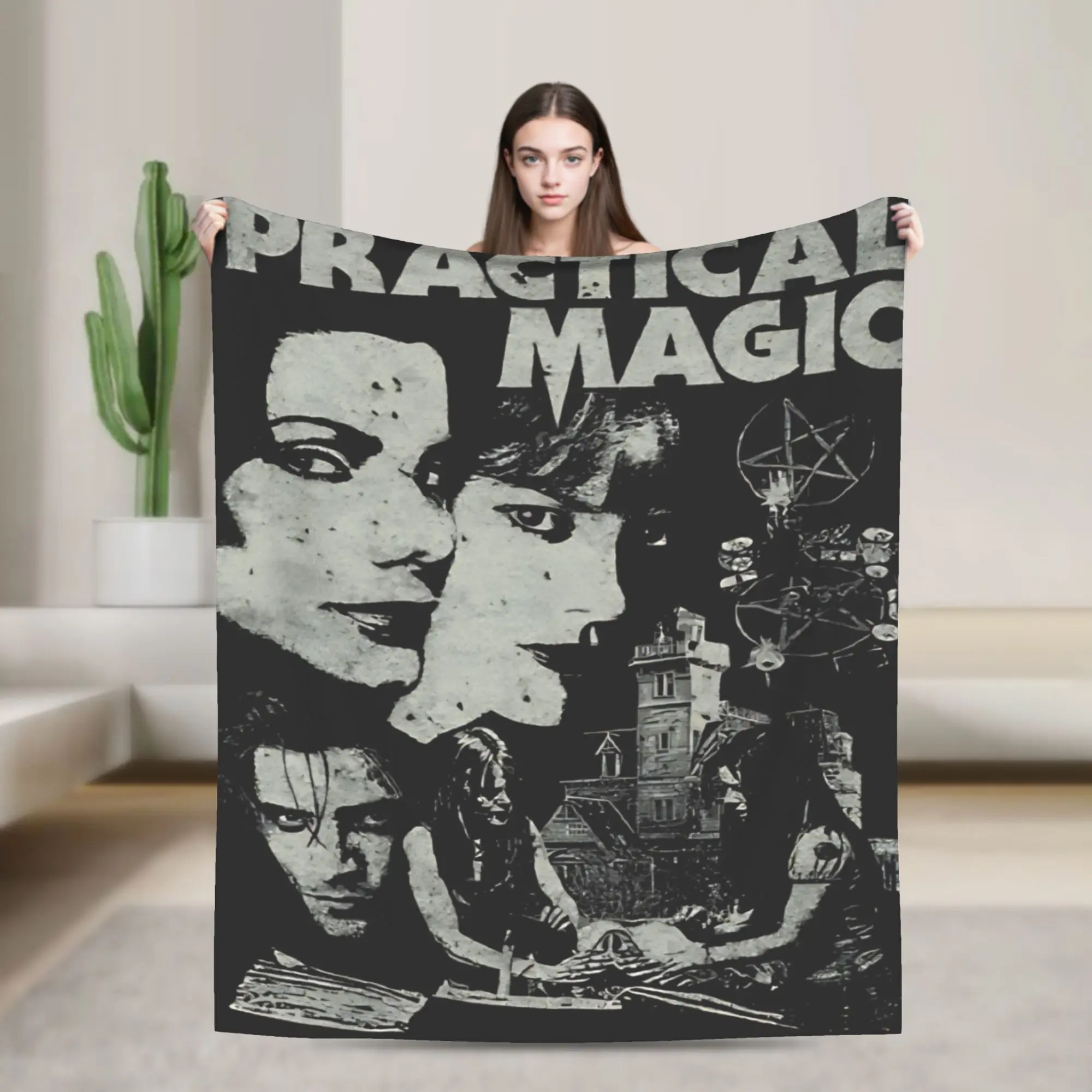 Comfortable Practical Magic Witchcraft Witchy Occult Spellcasting Blanket Accessories Throws And Blankets Warm Fleece