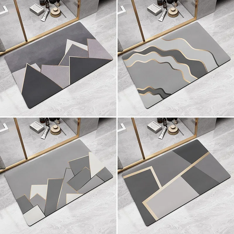 Simple living room entrance door mats home decoration house bedroom carpet kitchen bathroom absorbent floor mats