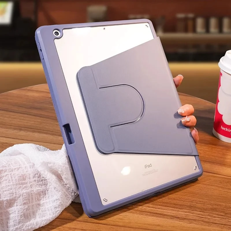 

Чехол для iPad A16 11-го 10-го поколения iPad 10,2, 7-й 8-й 9-й вращающийся чехол для iPad Mini 6/7 Air 13 дюймов 11 дюймов 2025 5 6 9,7 Funda