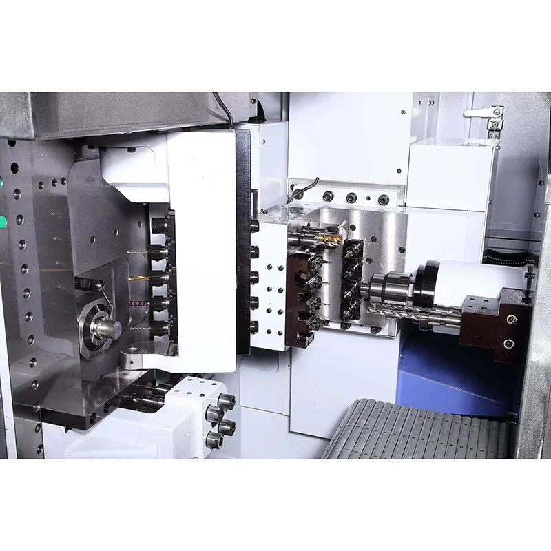 Hine automático do torno do CNC para o metal, contato preciso alto super do ângulo, tipo suíço do rolamento de esferas, Jsl-26Aby