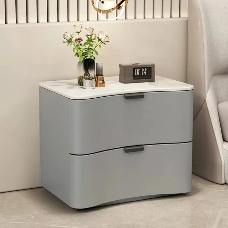 

Small Minimalist Nordic Nightstand Design Wood Cute Modern Nightstands Storage Aesthetic Italian Mesa De Noche Bedroom Furniture
