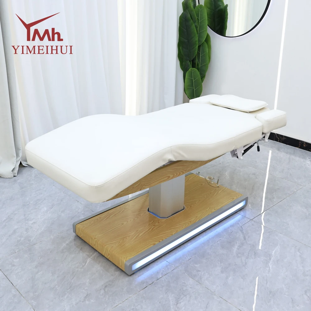 New design adjustable 3 Motor esthetician therapy salon beauty clinic bed spa massage beds