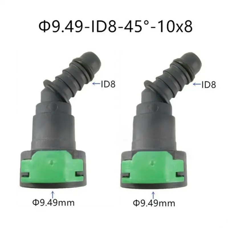 New Car 9.49mm 9.49 ID8 10x8 Auto Urea Connector Fuel Line Hose Pipe Quick Release Female Connector 180 90 45 Degrees