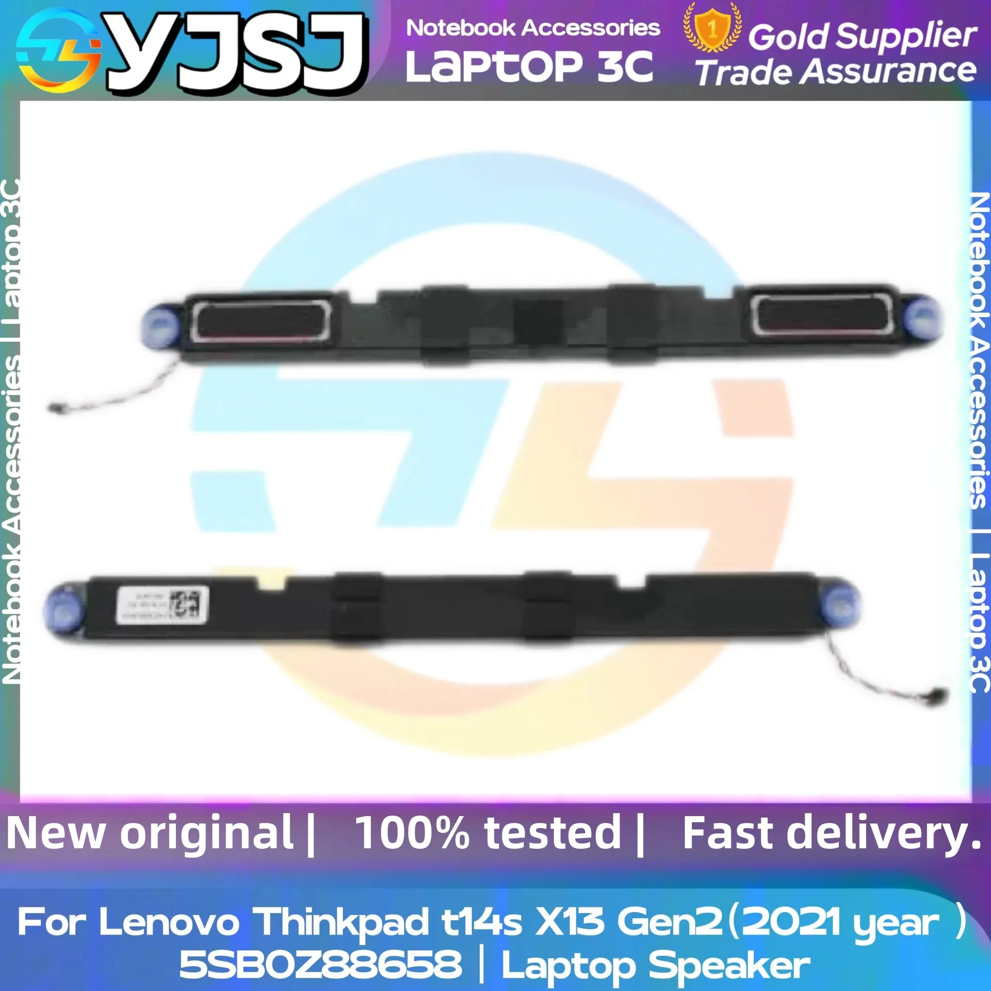

New GENUINE Original Laptop SpeakerFor Lenovo Thinkpad T14s Gen 2 X13 Gen 2 2021year built-in speaker horn audio 5SB0Z88658