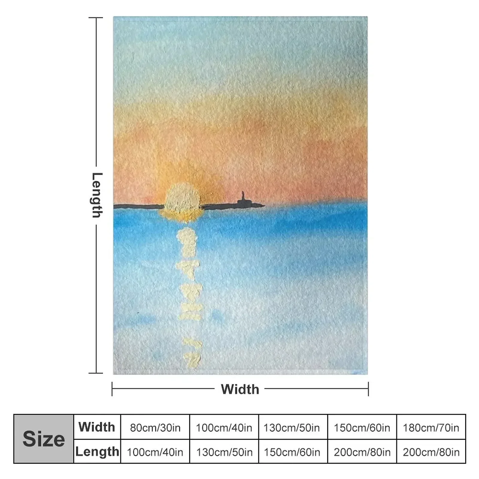 Daren's Sunrise Throw Blanket Bed linens Decorative Sofa Soft Beds for babies Blankets