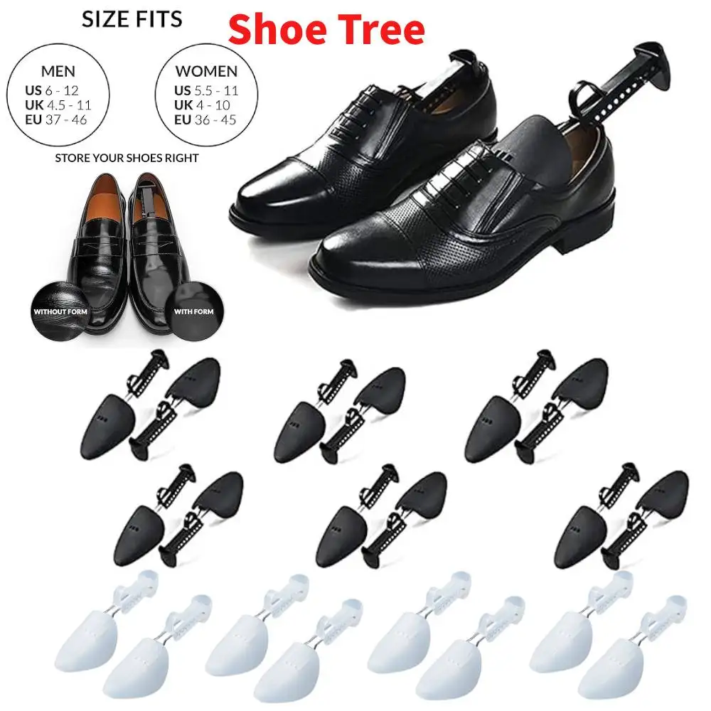 1-10 زوج من نقالة الأحذية البلاستيكية للنساء والرجال للجنسين، أحذية جلدية أنيقة قابلة للتعديل، حامل نقالة شجرة الأحذية المحمولة #1