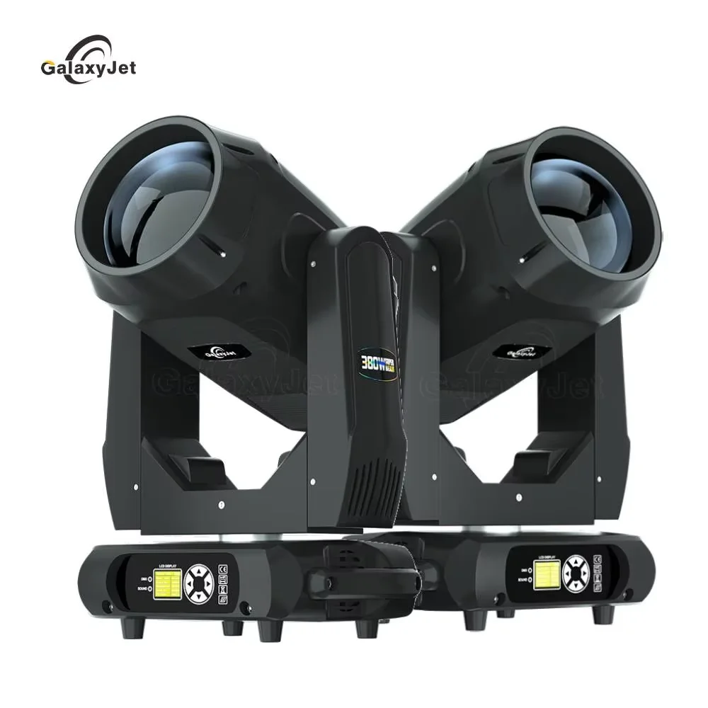 GALAXYJET 2PCS Bulb 380W Beam Moving Head Light DMX512 For Disco DJ Music Ball Party Nightclub Profession