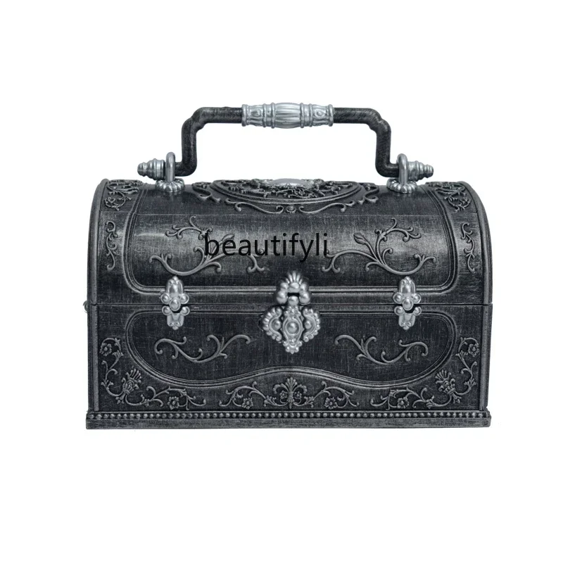 

European Creative Art Retro Storage Box Decorative Decoration Bedroom Luggage/Music Box Music Box