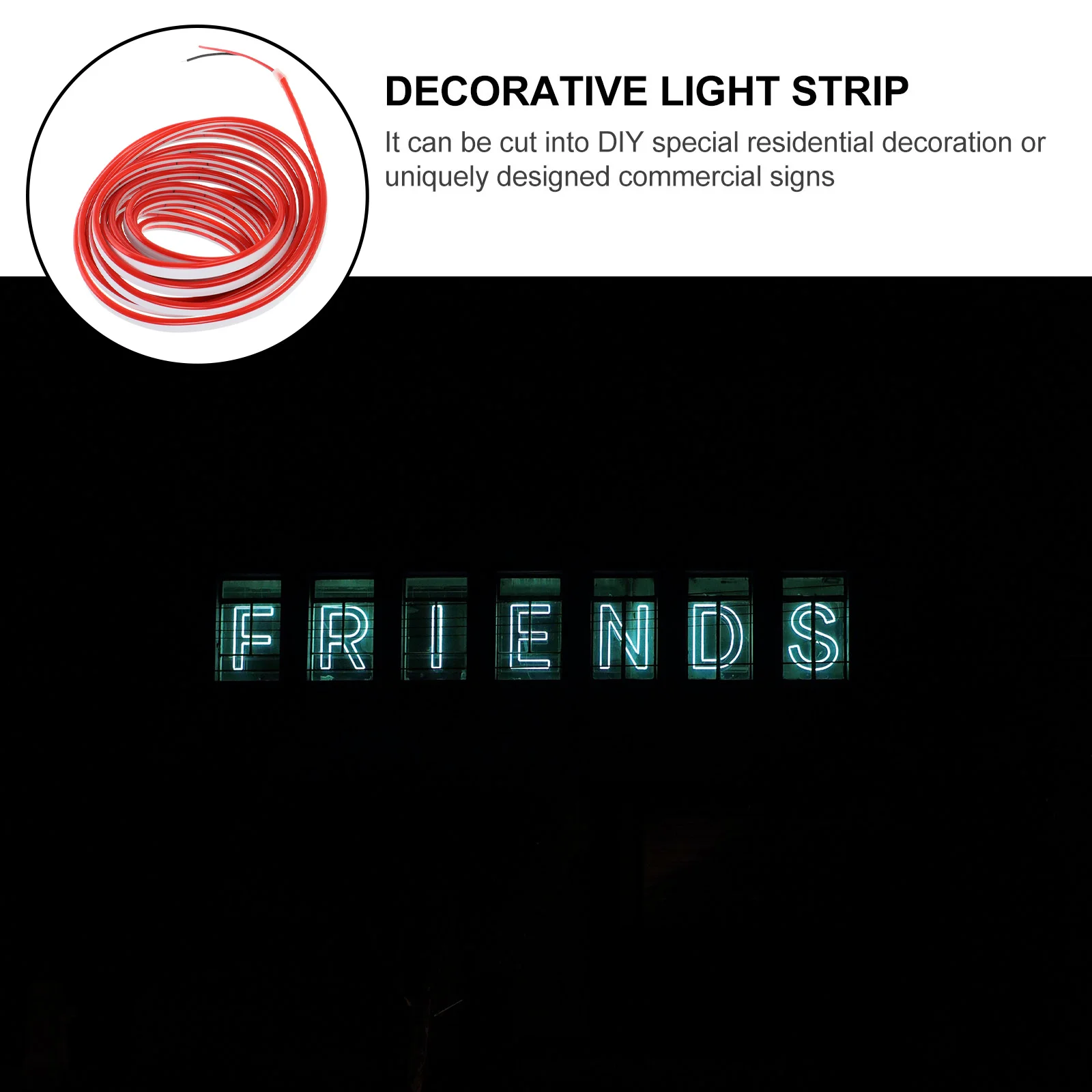 Waterproof Silicone Neon LED Strip Red 12V Flexible Neon Rope Light Outdoor Signboard Decoration Holiday Lighting - Image 6