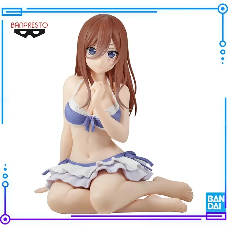 Bandai Original Genuine Banpresto The Quintessential Quintuplets Nakano Ichika Nino Miku Yotsuba Itsuki Anime Models Toy Figures