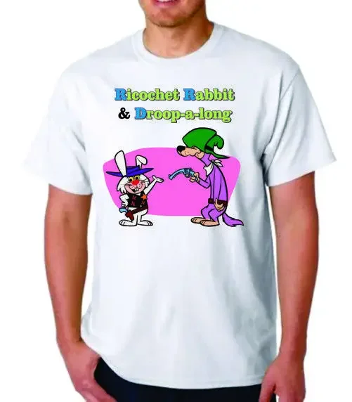 RICOCHET RABBIT DROOP A LONG VERSION 2 CARTOON T SHIRT HANNA BARBERA CEREAL