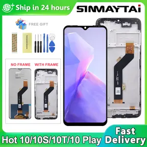 Bilashmart Infinix Hot 10 10T 10S hot 10 play X682B X689B X689C X688C LCD Display Touch Screen Digitizer Panel Assembly Replacement
