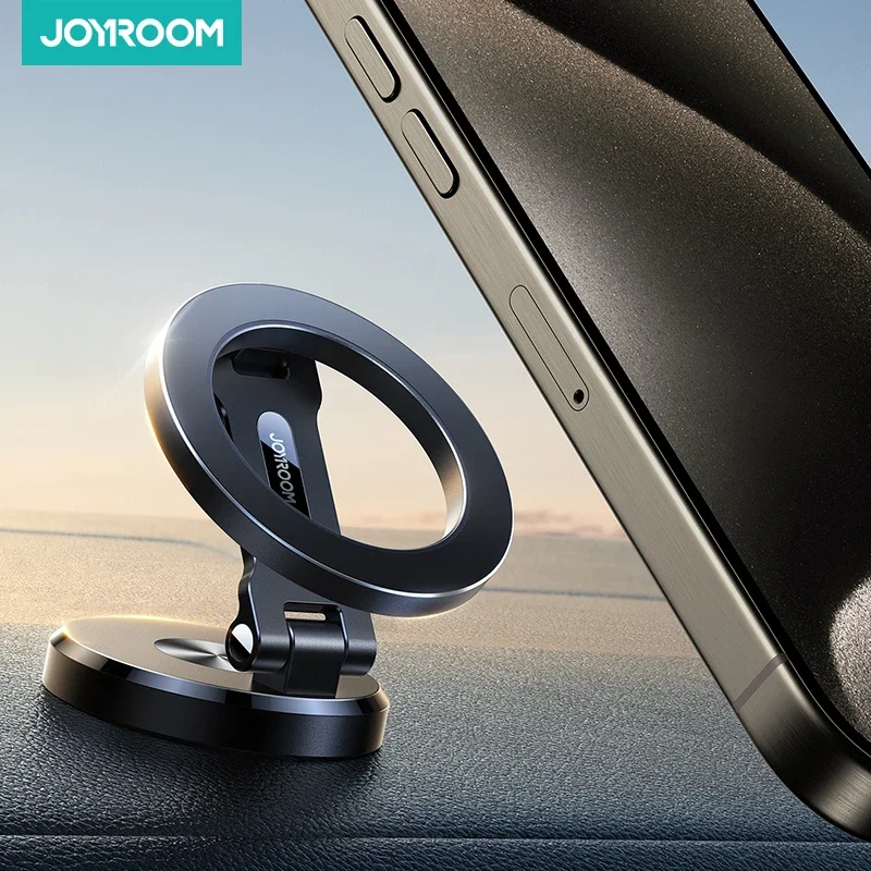 Joyroom -Support de téléphone magnétique pliable pour voiture, support de téléphone de bain universel pour iPhone 15, 14, 13 Pro Max, Samsung, Huawei