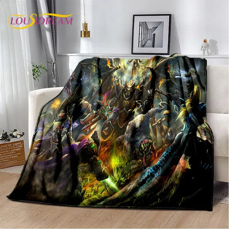 3D HD StarCraft Game Gamer Soft Plush Blanket,Flannel Blanket Throw Blanket for Living Room Bedroom Bed Sofa Picnic Cover Kids