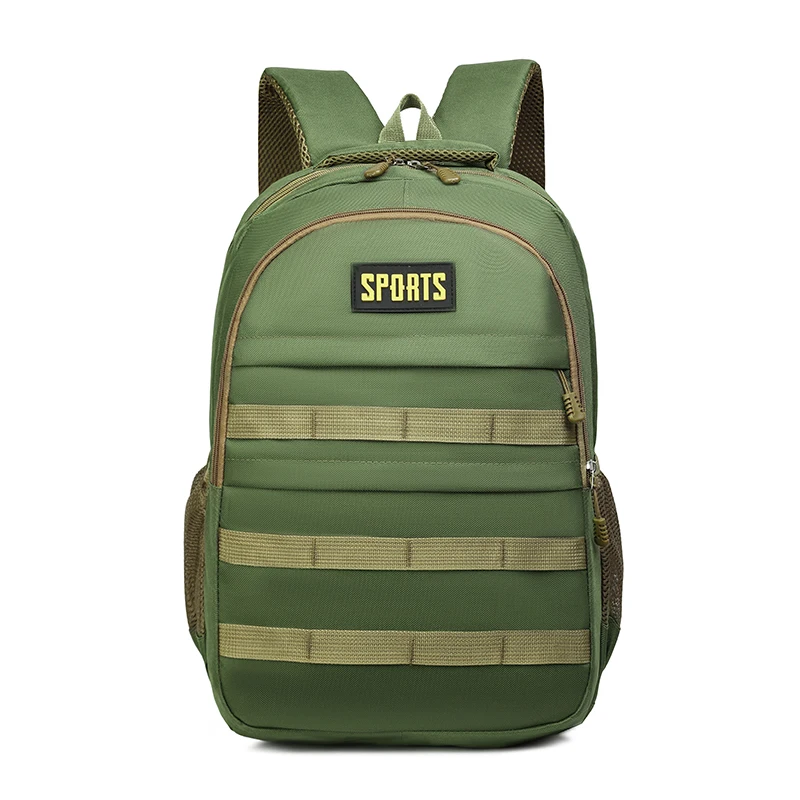 Ransel kamuflase dengan kompartemen laptop |   Tali bahu yang dapat disesuaikan, penutup ritsleting, cocok untuk eksplorasi luar ruangan