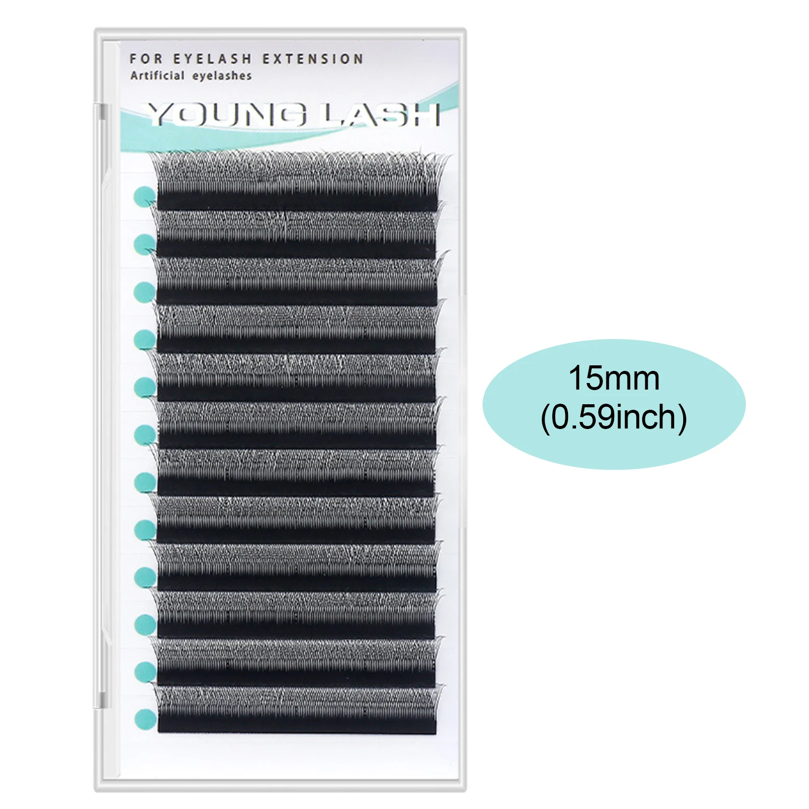 Weiche doppelschichtige falsche Wimpern 0,07 mm B+C Curl Voluminöse blühende Wimpernverlängerungen für natürliches Korea-Faux-Nerzwimpern-Make-up