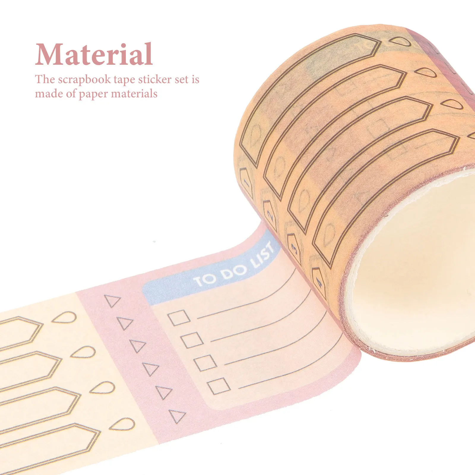 10 Rolls Month Calendar Washi Tape DIY Planner Date Tape Writable Paper Craft Decoration Month Calendar Sticker