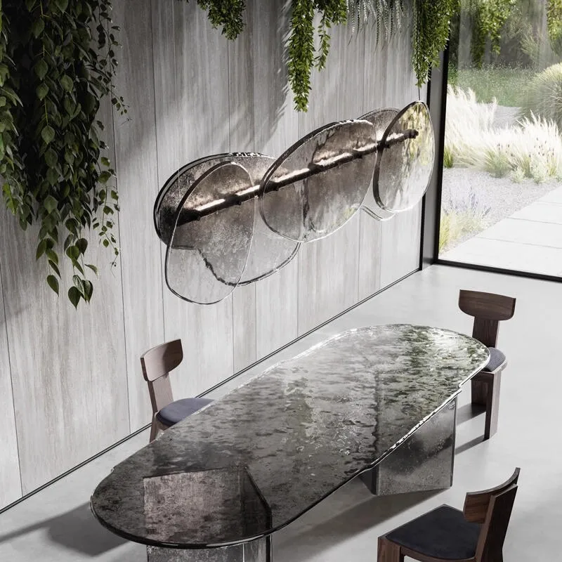 Italy New Collection Minimalist Tea Room Nordic Designer Creative Art Glass High-end Bar Hotel Restaurant Chandelier