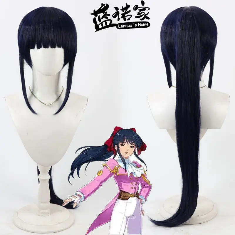 

Парик для косплея Сакура Шинджи из аниме «Сакура Варс», для Хэллоуина и карнавальных вечеринок, из термостойкого синтетического волокна + шапочка для парика