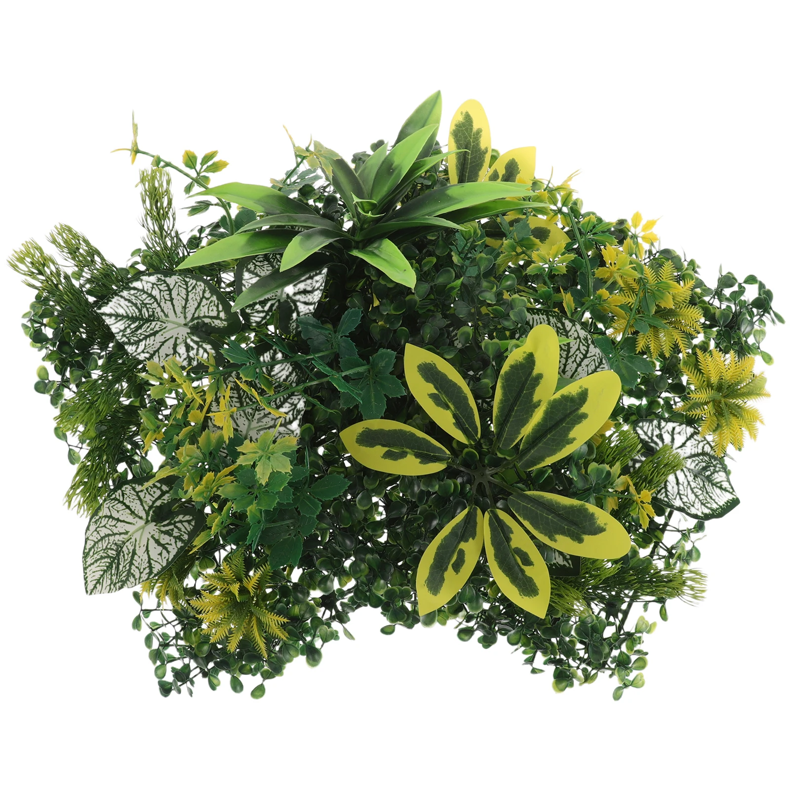 

2 Pcs Green Wall Simulated Grass Planting Artificial Plants Outdoor Plastic Faux Privacy Screen
