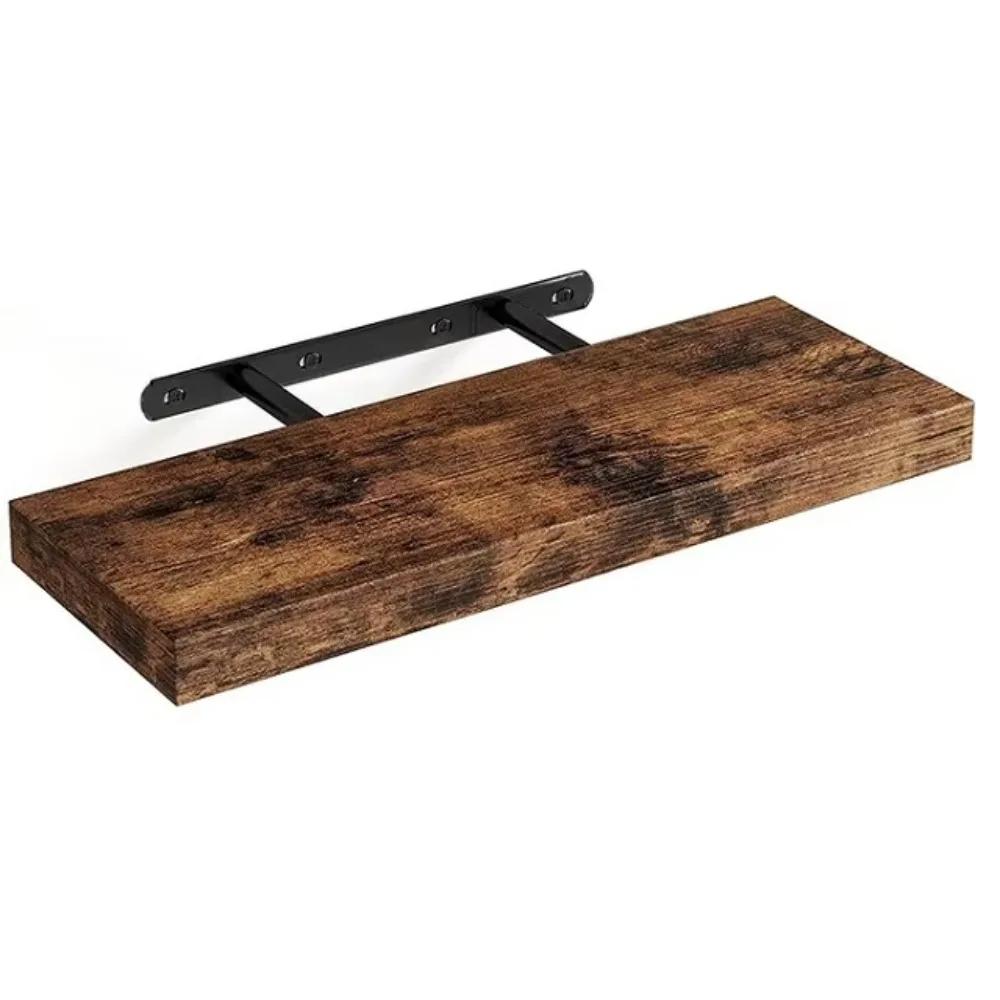 

Solid Wood Solid Wooden Floating Shelves Wall Mounted Storage Rack Wall Mounted Bookshelf Book Shelf Floating Design