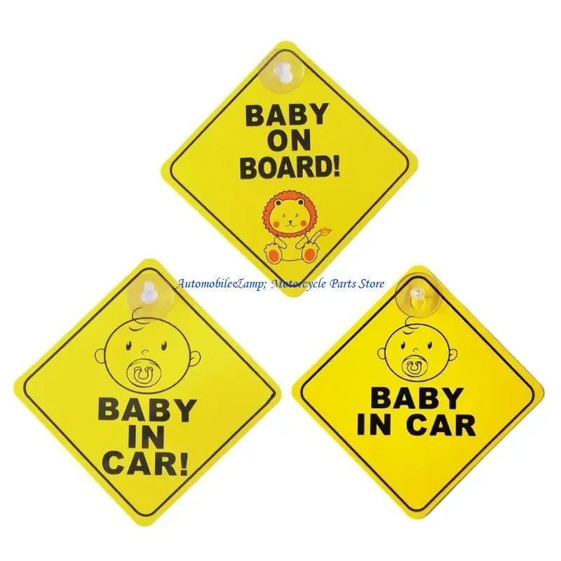 H7BD Upgrades Baby On Boards Stickers Baby On Boards Decal for Increased Driver cautions 