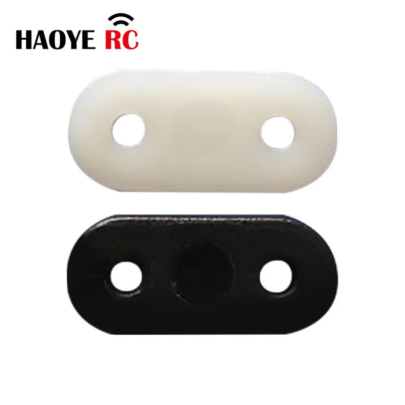 HY 20 Pcs Oval Gear Plates Undercarriage Mounting Strap Gear Plates For RC Airplanes Parts Electric Planes Foam Model Accessorie