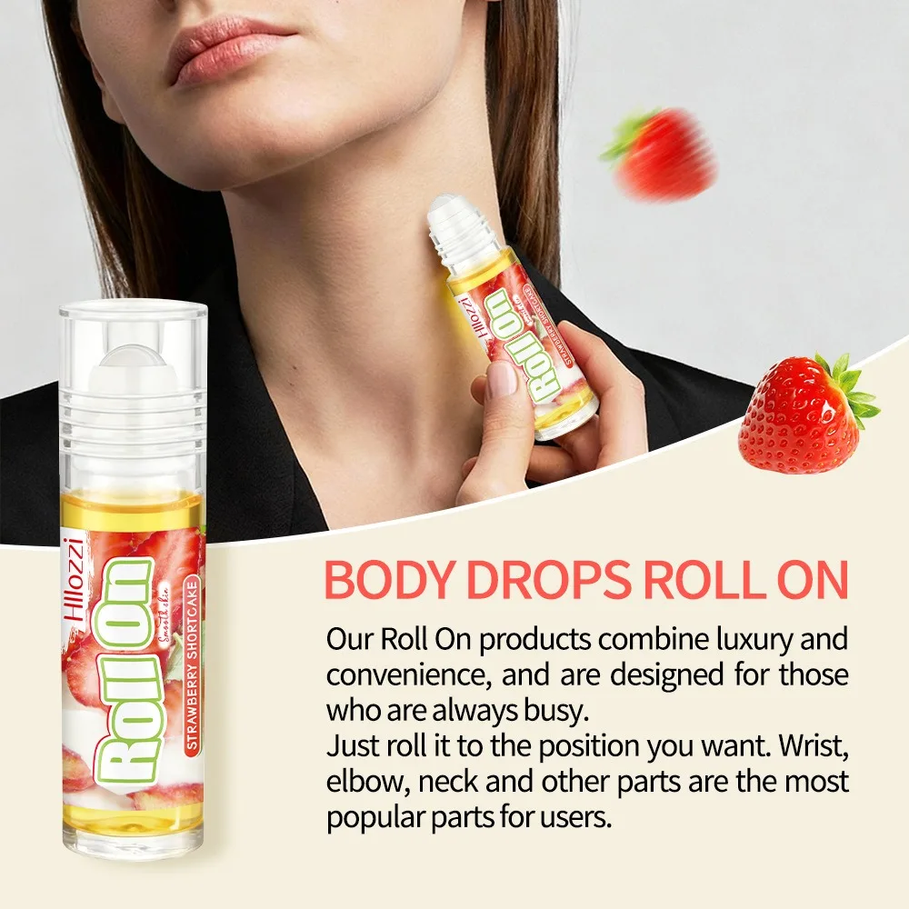 

Летний портативный роликовый парфюм: стойкий аромат, увлажняющая формула, нежный и элегантный запах, портативный формат 5 мл