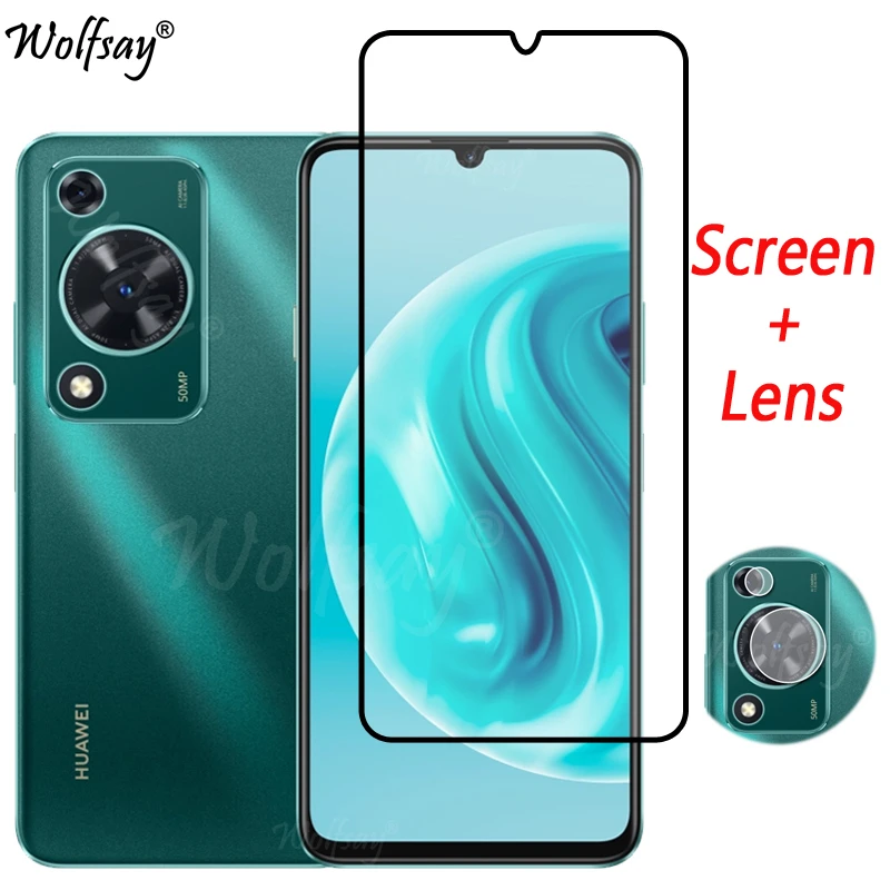 Full Cover Glue Tempered Glass For Huawei Enjoy 70 Screen Protector For Huawei Enjoy 70 Camera Glass For Huawei Enjoy 70 Glass