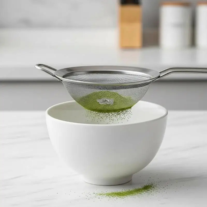 New Stainless Steel Matcha Sifter Auxiliary Tools Prevent Caking Perfect For Home Kitchen Matcha Making Tea Ceremony Use