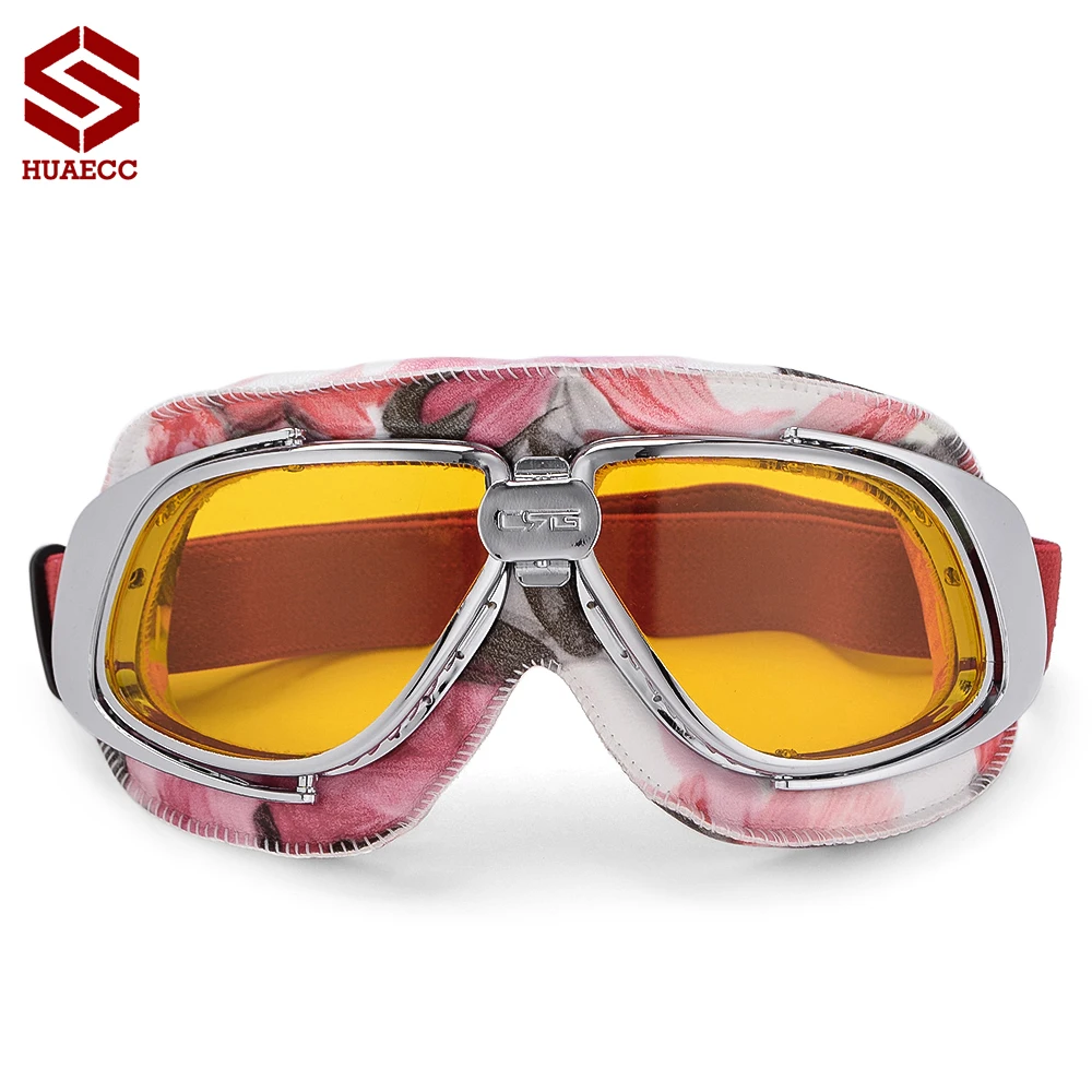 

2025 Vintage Motorcycle Glasses Women Men Steampunk Gafas Oculos for Dirt Bike Cafe Racer Cycling Motocross Helmet Okulary