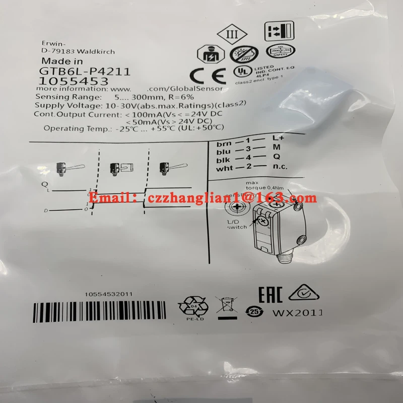 Photoelectric switch GTB6-P3211 GTB6-P4441 GTB6-P3441 GTB6-F4211 GTB6L-E4211 GTB6L-F4211  Complete models brand new