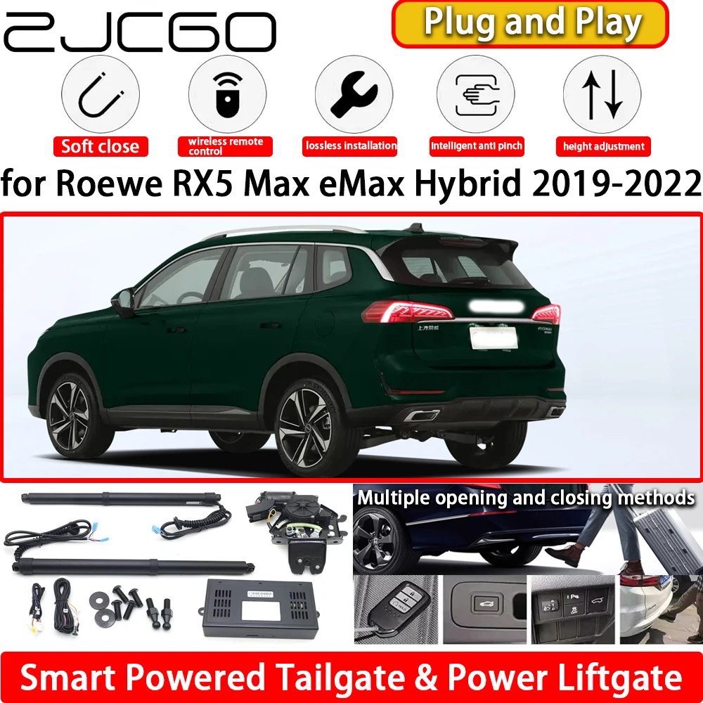 

ZJCGO for Roewe RX5 Max eMax Hybrid 2019-2022 OEM Automatic Electric Powered Tailgate Power Liftgate Tail Gate Lift Kit System