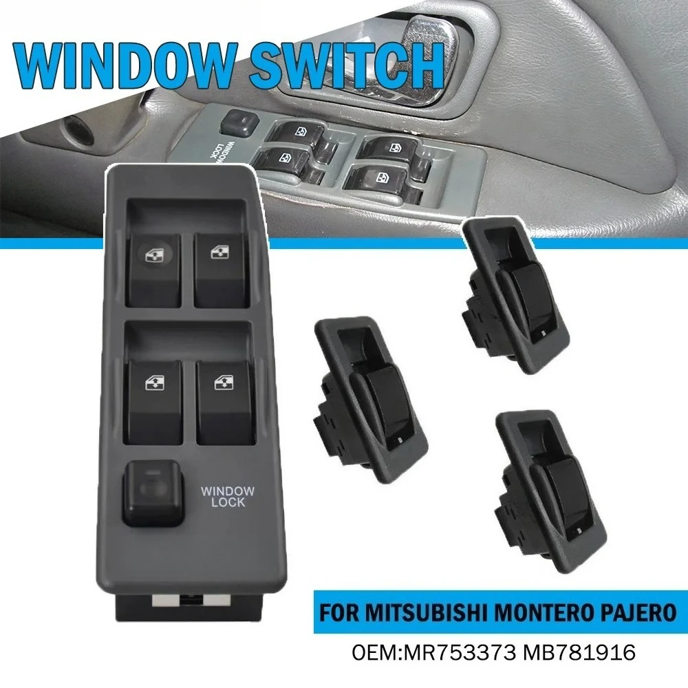 MR753373 MB781916 For Mitsubishi Montero Pajero 1990-2003 Electric Power Master Window Control Switch Regulator Button