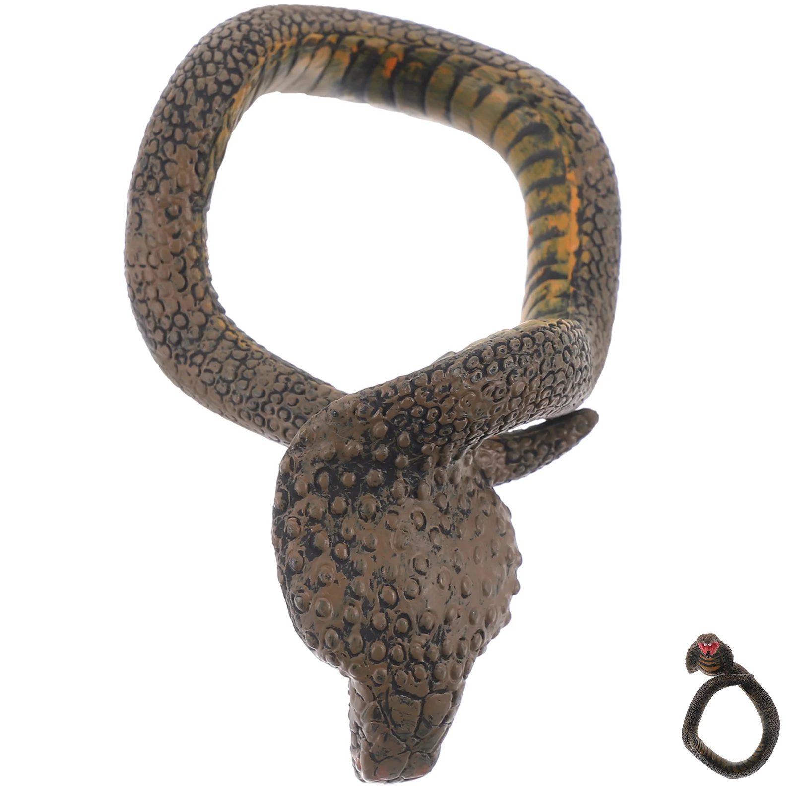 Toy Snakes Snap Bracelets Halloween Tricky Scary Prank Artificial Serpentine Child