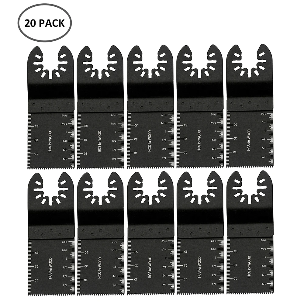5-60 Stuks Universele Zaagblad Oscillerende Multi Tool Blades Rechte Schaal Multi Tool Snijden Hout Zaagbladen voor Dremel Milwaukee - afbeelding 1