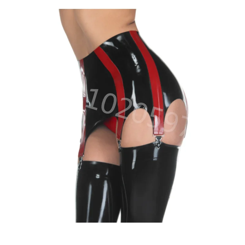 Latex Garter Gummi Rubber Suspender Clubwear Sexy Width Trims Hot Customize 0.4mm