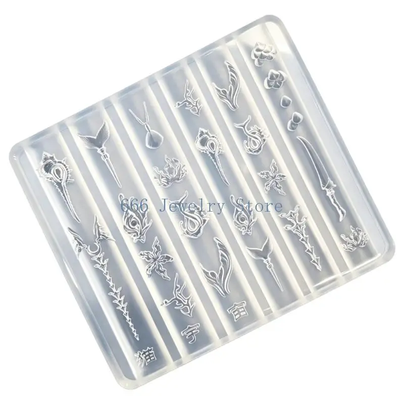 F2TD Versatile Silicone Craft Mold For Creating Beautiful And Resin Art