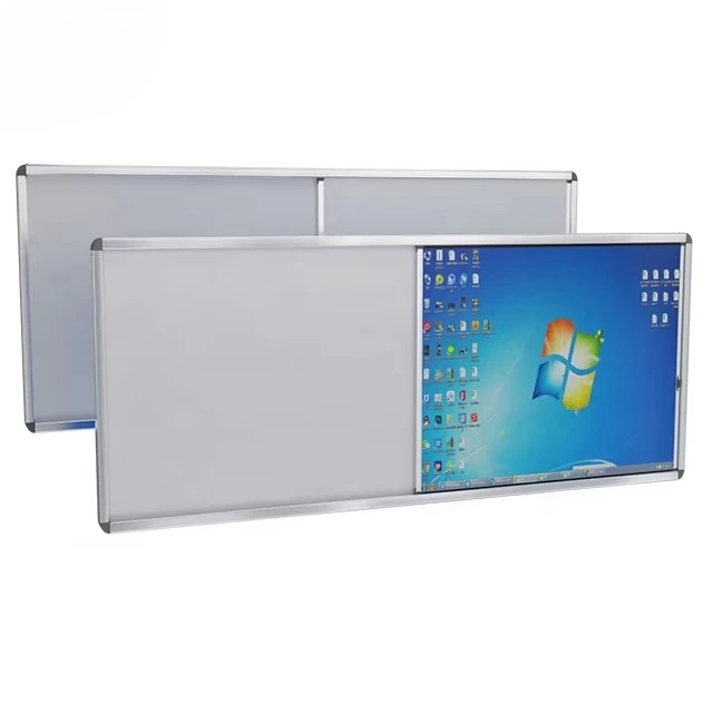 

Smart touch electronic LCD screen can be freely switched between traditional whiteboard and magnetic board