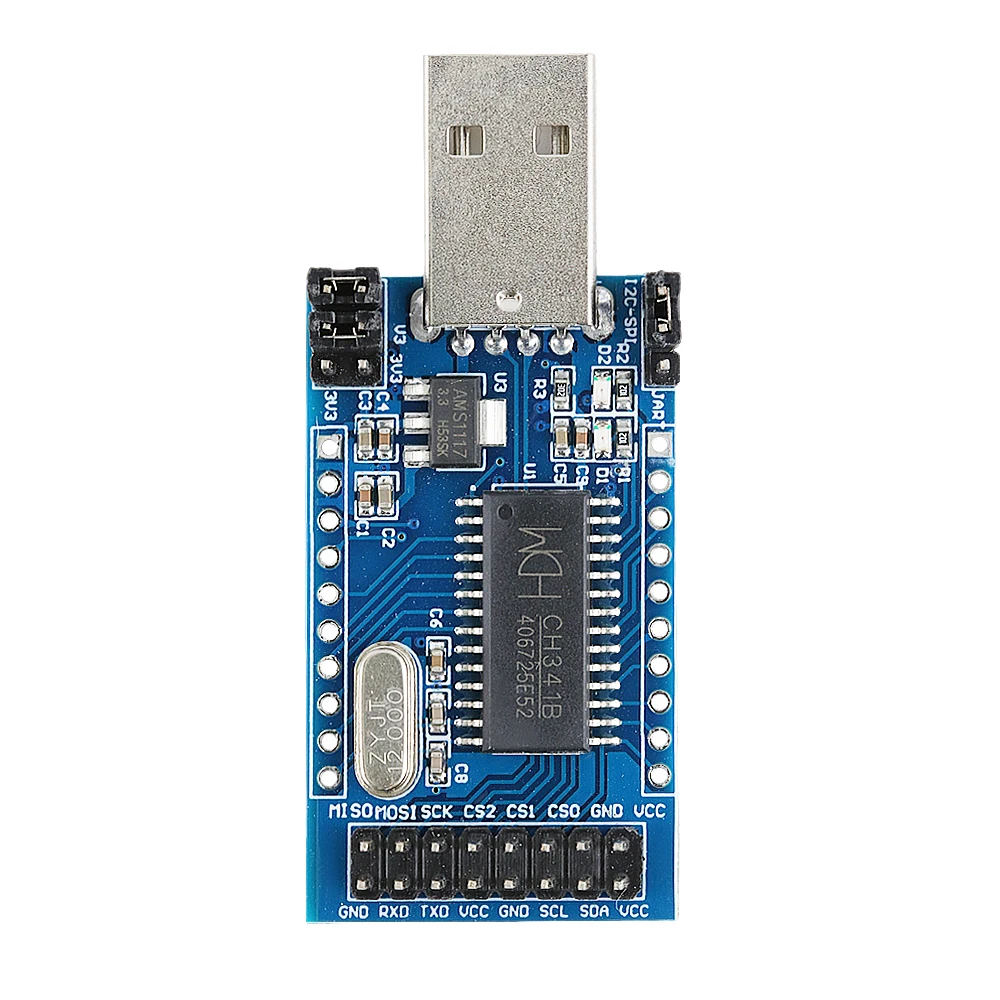 CH341A Conversion Module USB to UART IIC SPI TTL ISP EPP/MEM Parallel Port Converter