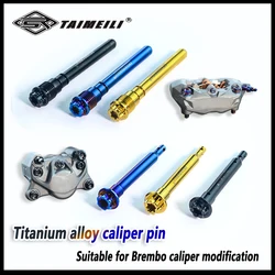 TAIMEILI Titanium alloy motorcycle brake pad pins Applicable toBrebo brake pins, modified and repaired brake pad screws